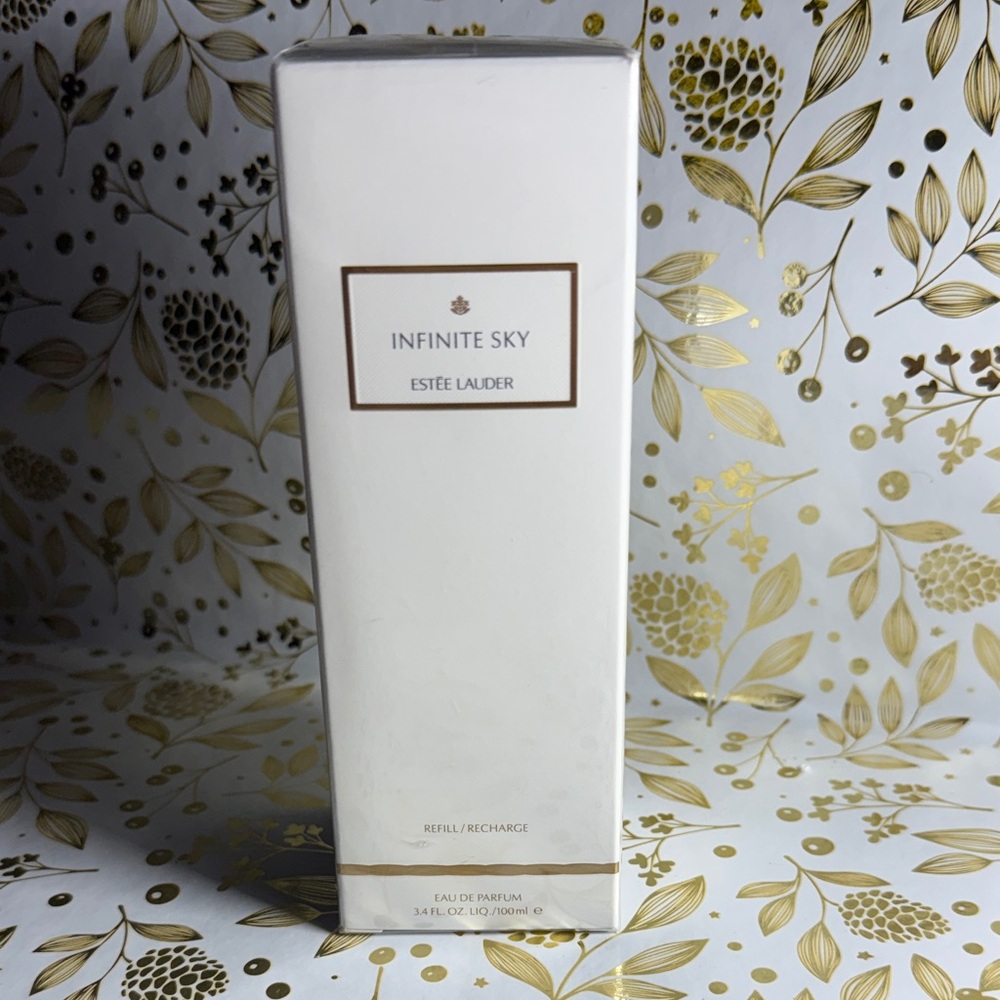 Estee Lauder Infinite Sky Eau de Parfum - Elegant White and Gold